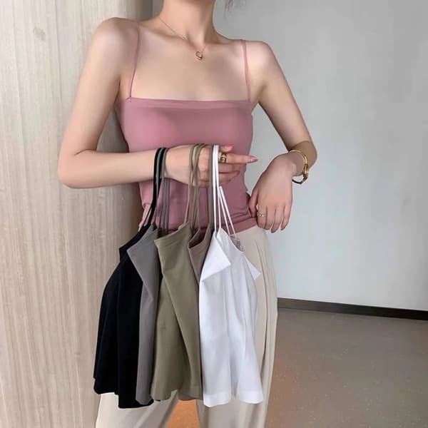 Kvinders Brystvest Camisole SORT Black