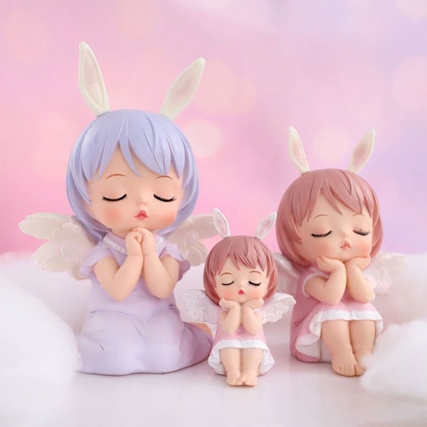 Resin Girl Ornaments Hemdekoration Ornament C C C