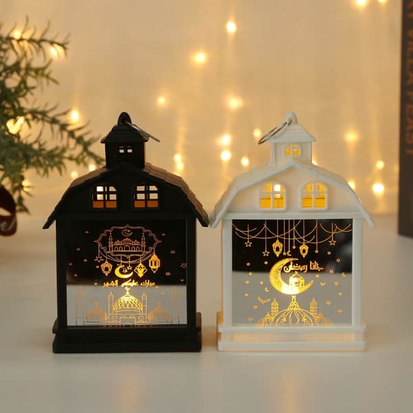 Ramadan Kareem LED-lyhty Ramadan-kynttilälyhty D D D