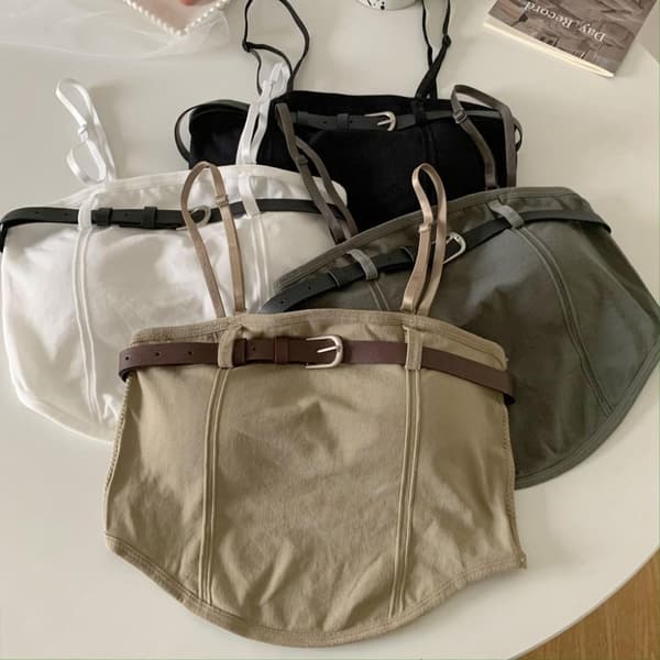 Linne Damtopp KHAKI Khaki