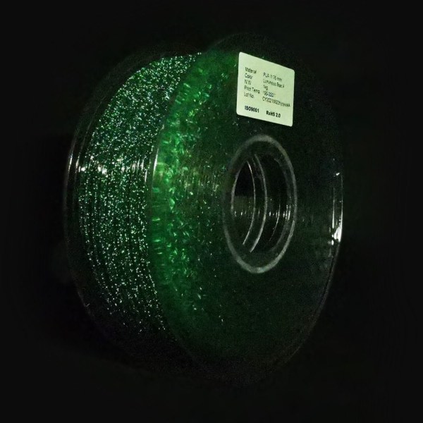 Lysende 3D-skriverfilament PLA 3D-utskriftsledning 2 2 2