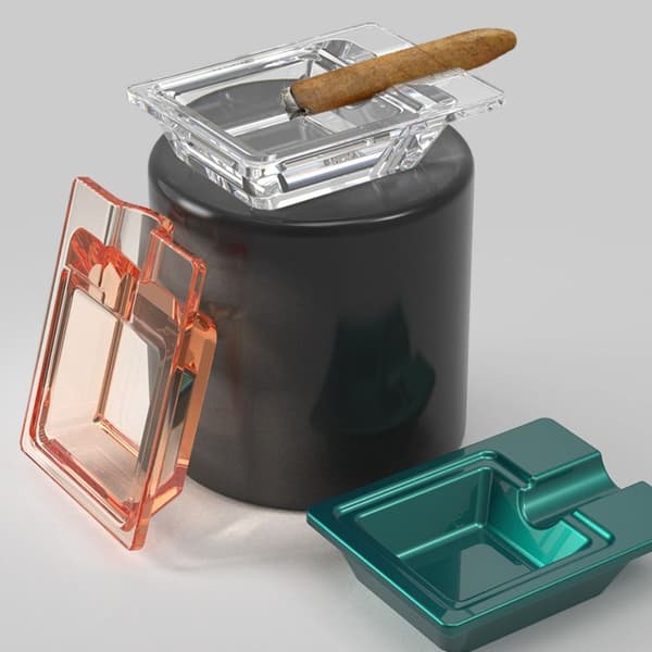 Cigar Askebæger Resin Støbeform Askebæger Form Epoxy Silikone