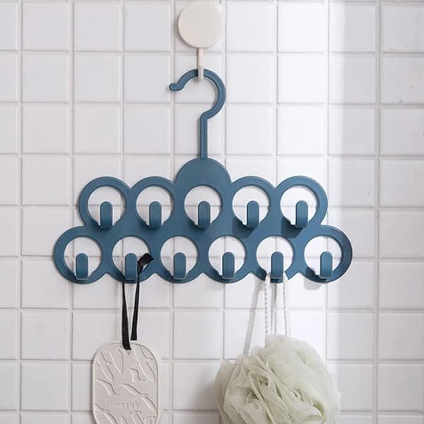 11-hulls henger display organizer krok BLÅ blue