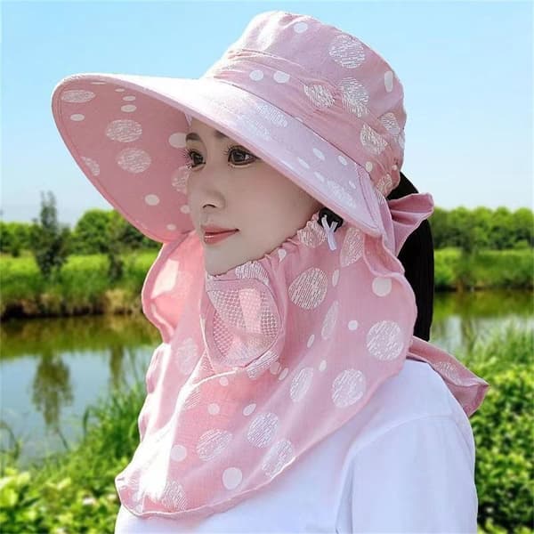 Solhat Solbeskyttelse MØRKEROSA dark pink