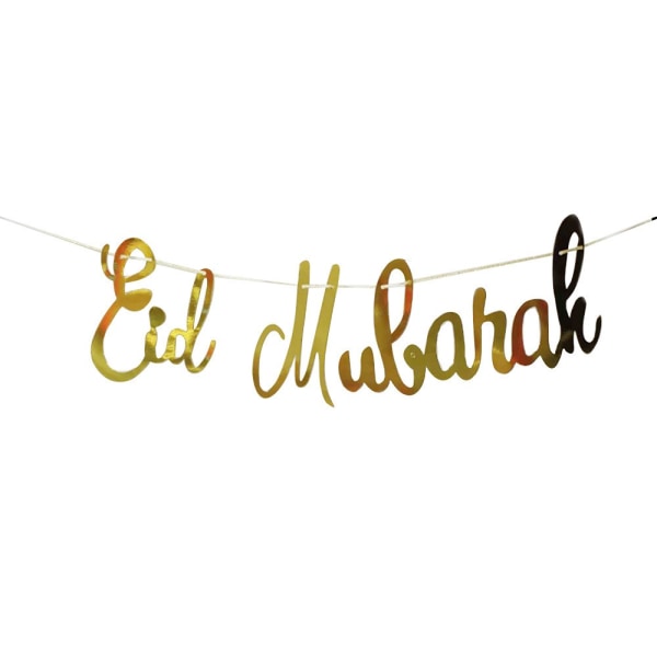 Eid Mubarak Banner Eid hængende ornamenter 3 3 3