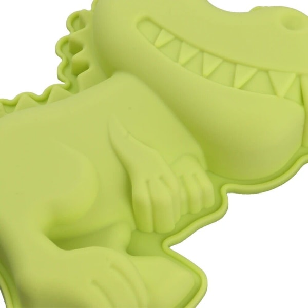 Dinosaurie Cake Form Cake Pan GRÖN Green