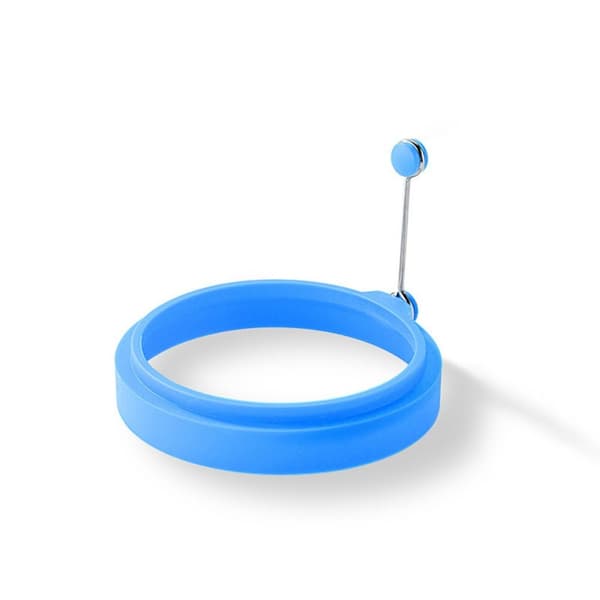 Omelett Stekt Egg Former Egg Pannekake Ring BLÅ Blue