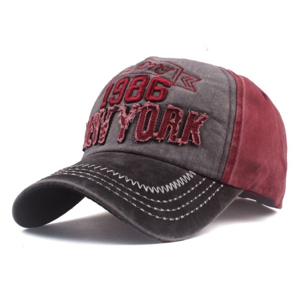 Kirjekirjonta Baseball-lippikset Snapback-hatut VIININPUNAINEN wine red