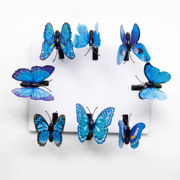 Butterfly Spring Hair Clip Bangs Hårnål ALL MIX-10ST ALLA All Mix-10pcs