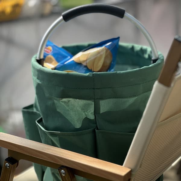 Picnickurv Opbevaringsposer til hjemmet GRÅ Grey