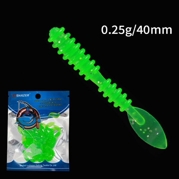 20STK Fiske Myke Lures Fiske Jig Lure GRØNN green