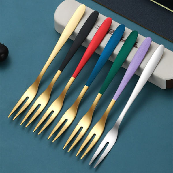 20 kpl Jälkiruokahaarukat Fruit Fork SILVER Silver
