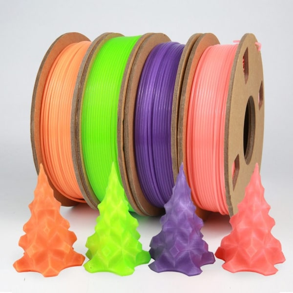 Lysende 3D Printer Filament PLA 3D Printing Wire ORANGE orange