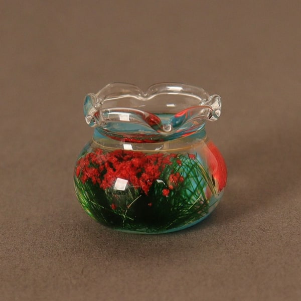 1/12 Fish Tank Dollhouse Miniature Glas 2 2 2