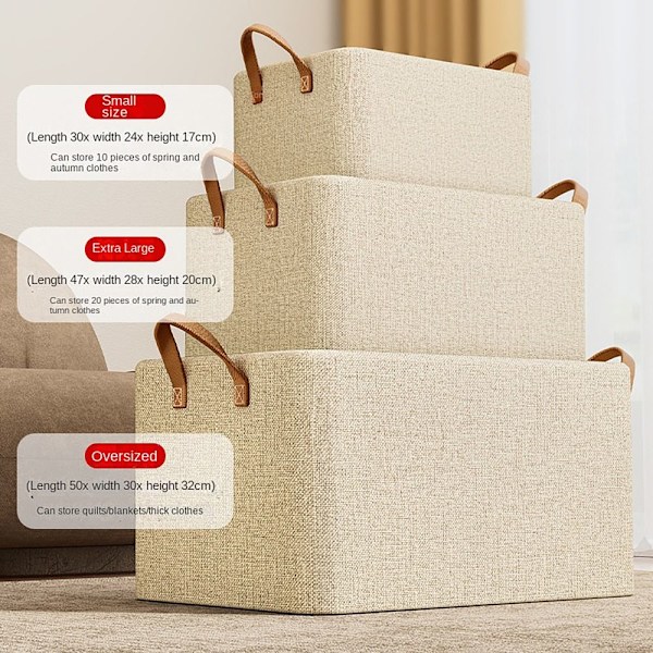 Kläder Quilts Förvaringslåda BH Organizer BEIGE EXTRA beige extra large-extra large
