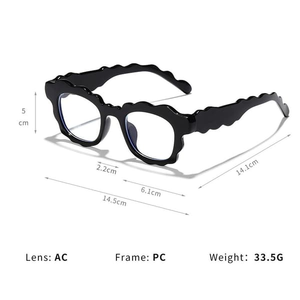 Anti-UV Blå Lys Briller Computerbriller SORT black