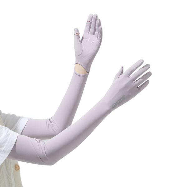 Ice Silk Sleeve Solbeskyttelsesærmer LILLA purple