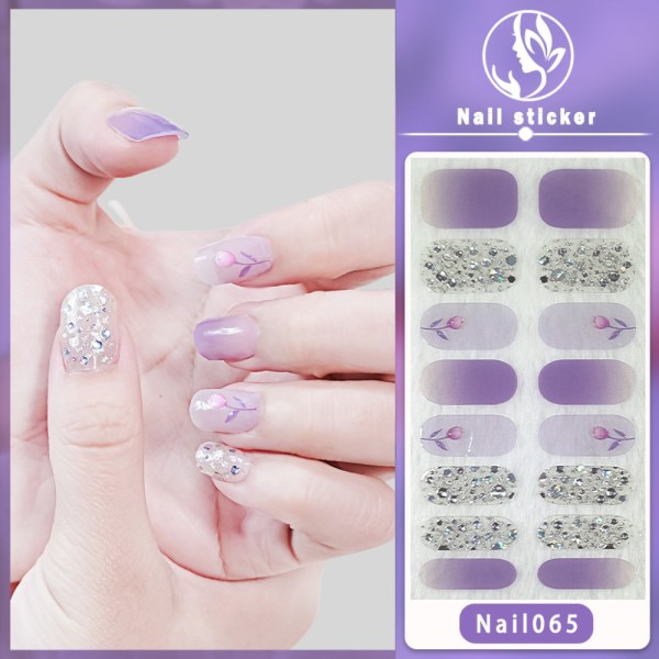 Franske neglemærkater Nail Art Sticker 7 7 7