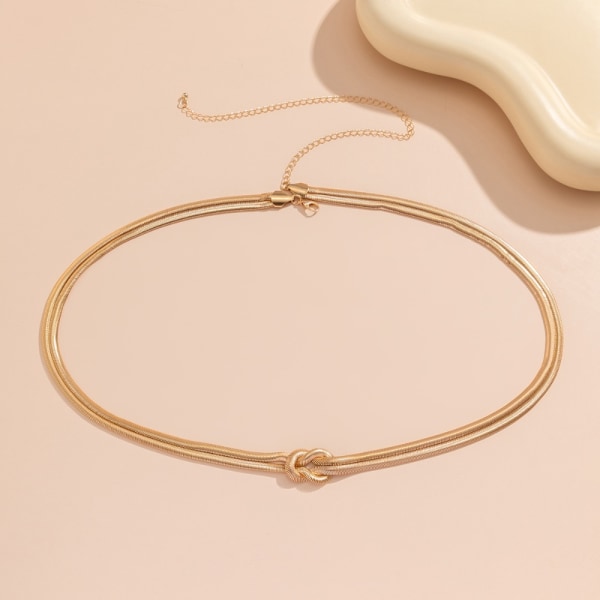 Metal Style Knot Tupsu vyötäröketju Snake Bone Chain vyötärö 2