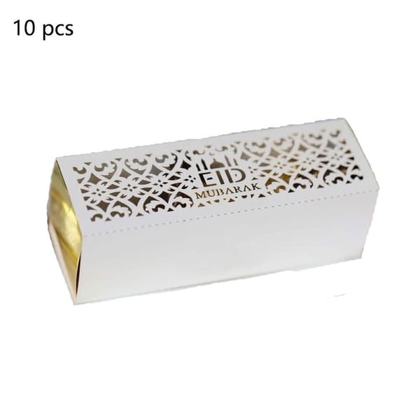 10 st Eid Mubarak Godisaskar Ramadan Godispåse BEIGE