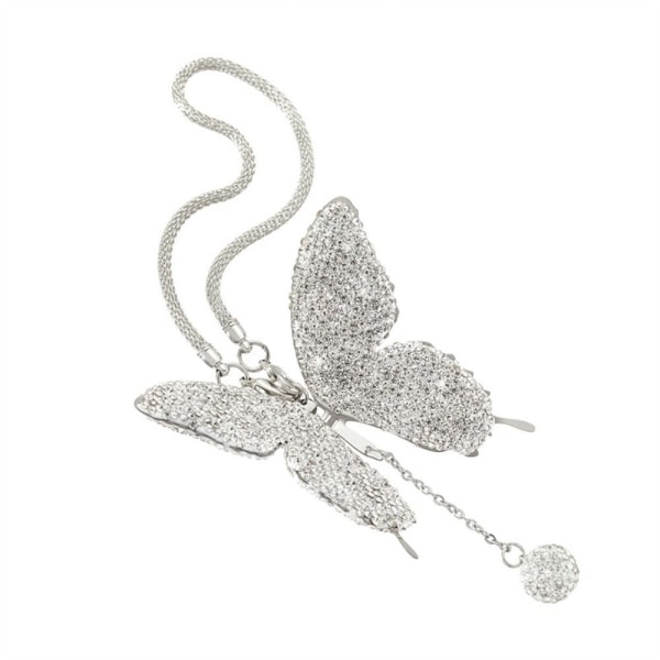Butterfly Pendel Bilhänge VIT white