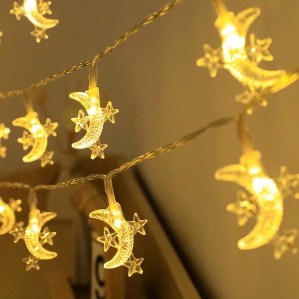 Eid Mubarak Lysstreng 1.5M 10 LED A