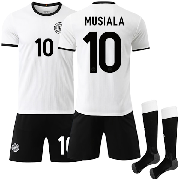 Tyskland 125-årsjubileumsutgave Hjemme Barn Fotballdrakt Sett Nr. 10 Musiala 28