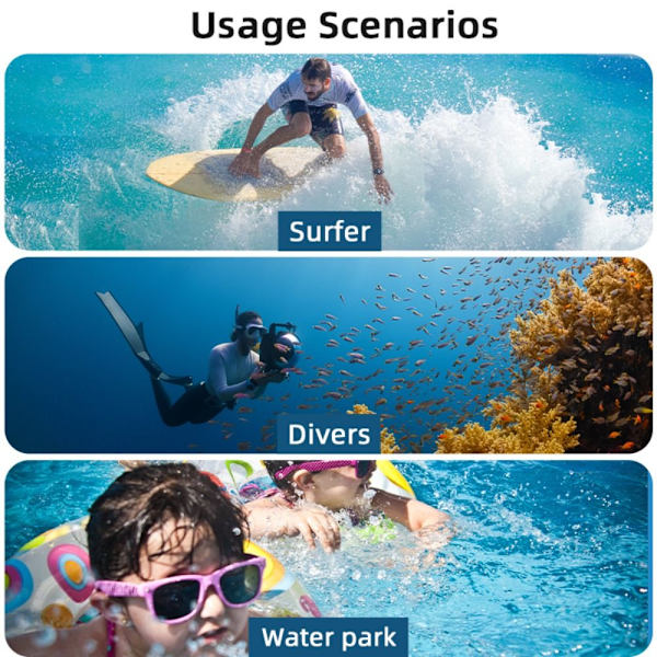 OSMO Pocket 3 -kameran vedenpitävälle case , sukelluskotelon cover veden alla Waterproof case