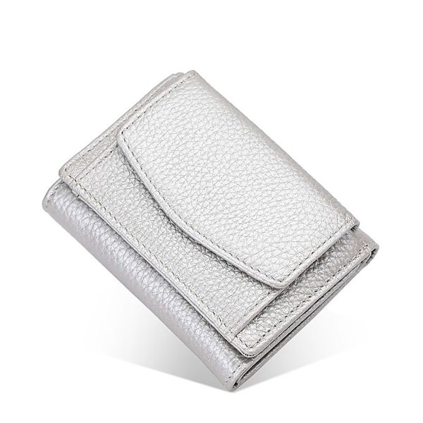 Kreditkortholder Trifold Pung SØLV silver