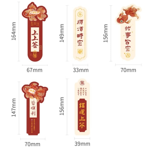 5 kpl Kirjanmerkit Kirjasivuleikkeitä 5 KPL 2 2 5Pcs2