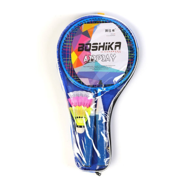 Barn Badmintonracketar Set BLÅT blue