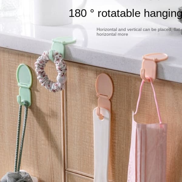 4 kpl Taitettava seinäkoukku Itsekiinnittyvä koukku VÄRI 2 VÄRI 2 Color 2