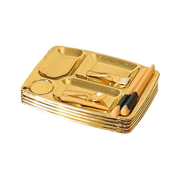 Dockskåp Miniatyr Servis Simuleringsservis SILVER Silver