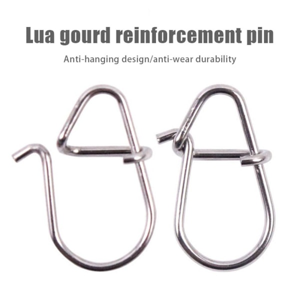 100 STK Fishing Hængende Snap Barrel Swivel 3 3 3