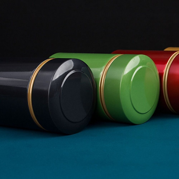 CAN Tin Box PUNAINEN Red