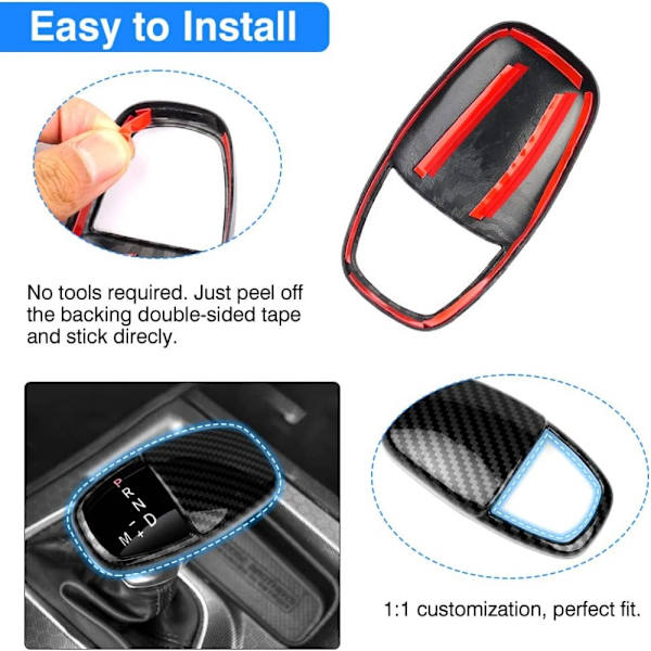 Gear Shift Knob Cover Gear Shift Shift Knotter Deksel Trim