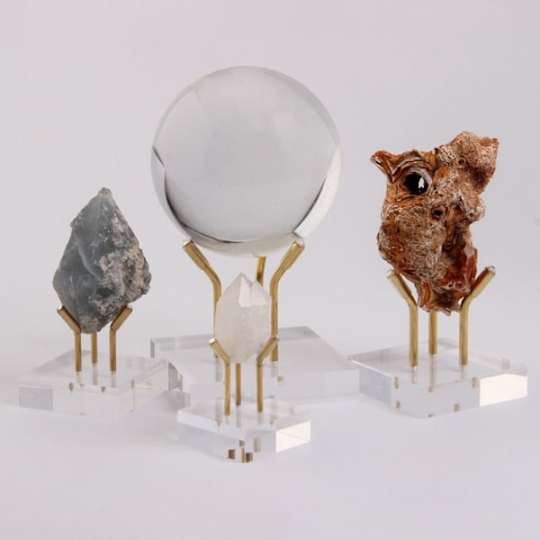 Krystalkuglebase Krystalkugleholder GOLD M Gold M