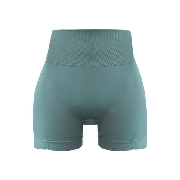 Sømløse Yogashorts Elastiske Cykelshorts SORT black