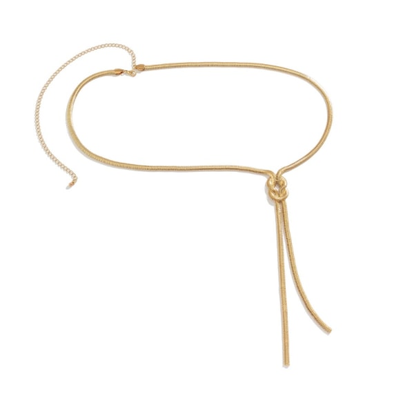 Metal Style Knot Tupsu vyötäröketju Snake Bone Chain vyötärö 2