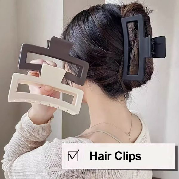 Hårclips Hårkloclips 3 3 3