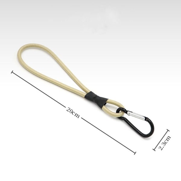 Utendørs elastisk tau fjellklatringskrok KHAKI Khaki