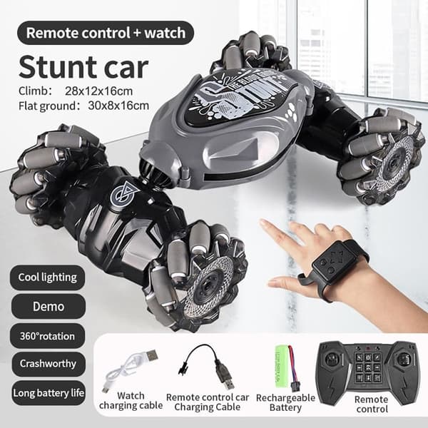 Gesture RC Stuntbil RC Bil GRÅ grey