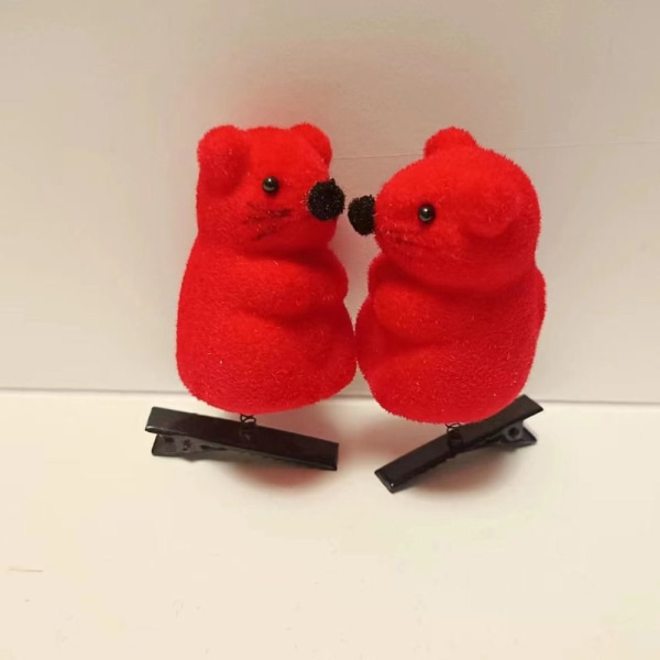 10 stk 3D vårenebbklips hårnål C C C