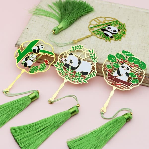 Panda bokmerke bokklips B B B