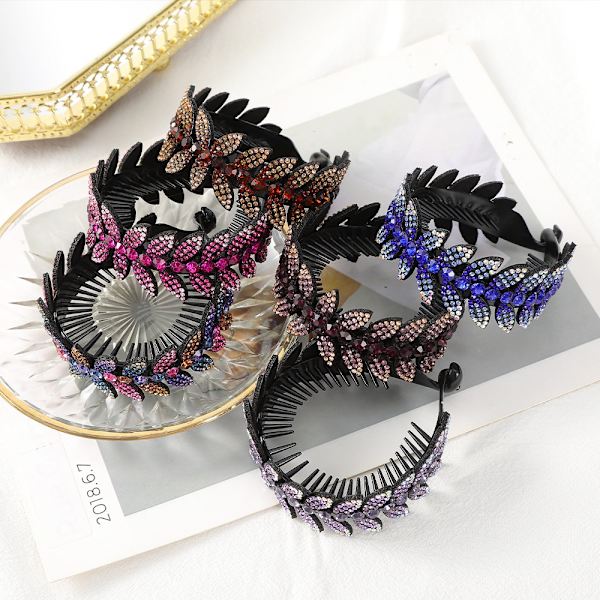 Fashion Crystal Hårnål Hårklo Clips D D D
