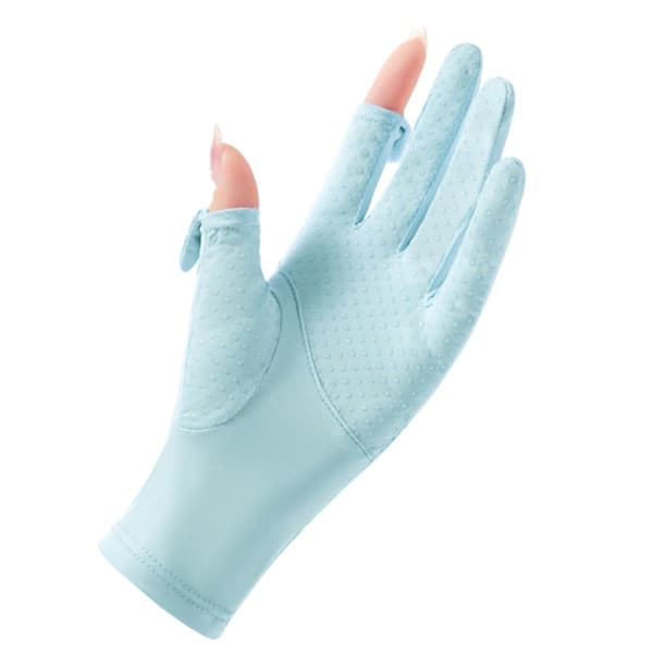 Ice Silk Handsker Anti-UV Handsker GRÅ M grey M