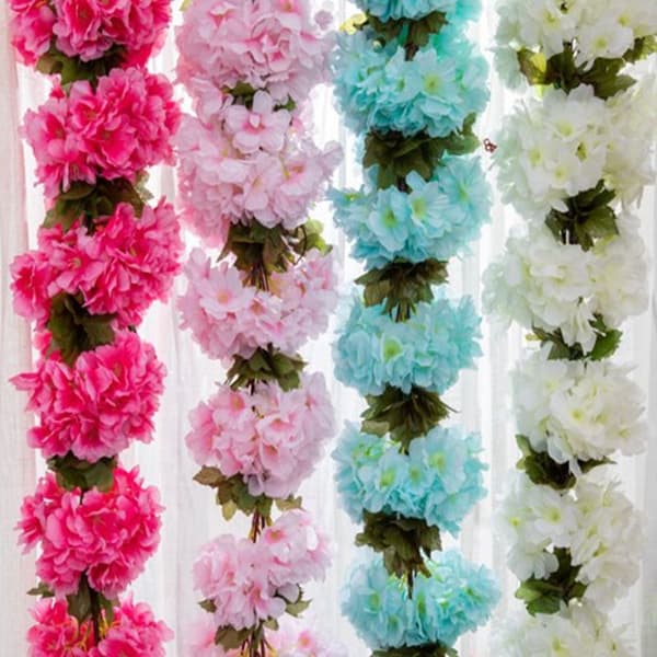 Sakura Vinranke Bryllupsdekorasjon BLÅ Blue