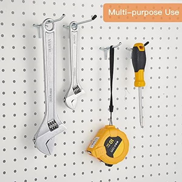 50 stk. Pegboard-kroker Display-kroker Oppbevaringsstativer