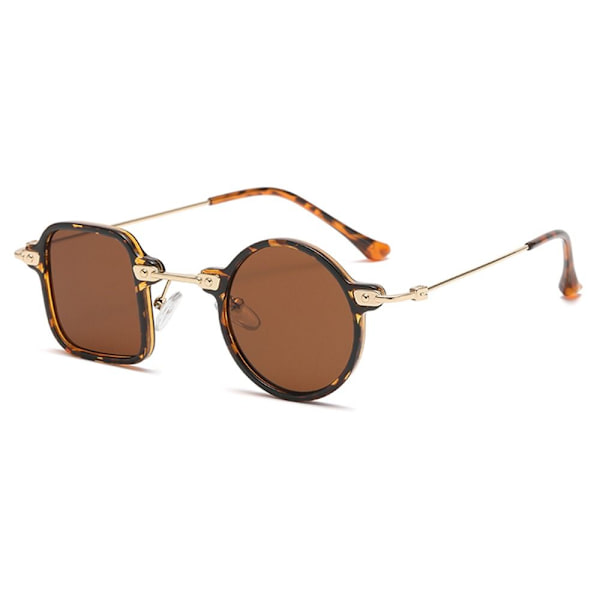 Neliönmuotoiset pyöreät aurinkolasit Ocean Lens Varjostimet LEOPARD-TEA Leopard-Tea