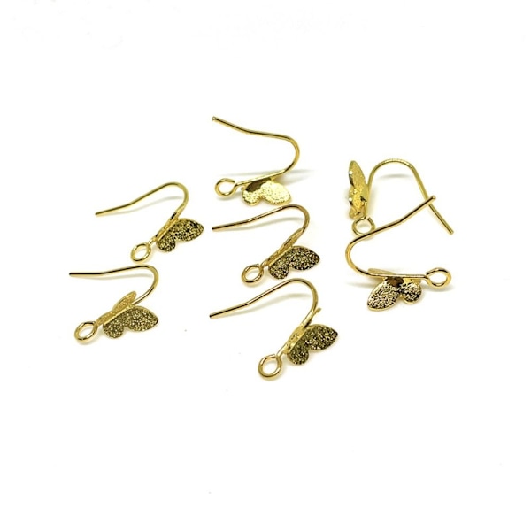 Ørering Kroge Sommerfugl Ørering Kroge Messing Ørering Kroge med